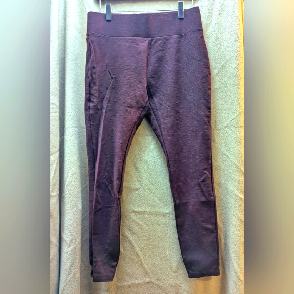 Matty M - Women's Burgundy Stretch Fit Joggers - L